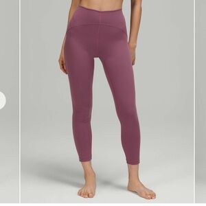 Lululemon InStill High-Rise Leggings 26" inseam Vintage Plum, Size: 8 - see pics